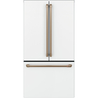 Cafe 23.1 Cu. Ft. Smart Counter-Depth French-Door Refrigerator - Matte White