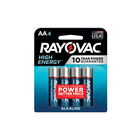 Rayovac High Energy 4 Pack AA Alkaline Batteries