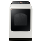 Samsung 7.4 Cu. Ft Smart Ivory Gas Dryer with Steam Sanitize+