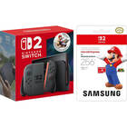 Nintendo Switch 2 + Mario Kart™ World Bundle + microSD Express Card - 256GB