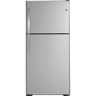 GE 19.2 CuFt Top-Mount Refrigerator in Stainless Steel with Reversible Hinges