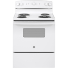 GE 5.0 CuFt Freestanding Electric Coil Range in White