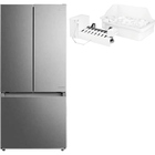 21.3 CuFt Bottom-Mount Refrigerator in Stainless Steel with MetalCool™ Interior