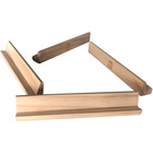 Bene Casa 4-Piece Wooden Domino Holder Set