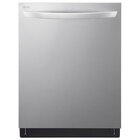 LG 46 dBA Smart TrueSteam® Top Control Quadwash™ Dishwasher in Stainless Steel