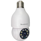 Brookstone Wi-Fi 2MP Pan/Tilt E26 Bulb Camera