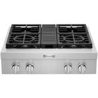 KitchenAid 30" 4 Burners Gas Cooktop - Stainless Steel