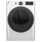 GE 7.8 CuFt Smart Front Load Electric Dryer with Steam and Sanitize Cycle - White