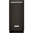 KitchenAid 15'' Automatic Ice Maker - Black Stainless Steel
