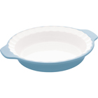 KitchenAid Vitrified 9-Inch Stoneware Pie Plate in Blue Velvet