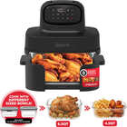 Kitchen Elite ClariFry Glass Air Fryer - Premium 6.5QT & 4.5QT Dual Glass Bowl System with Digital Presets