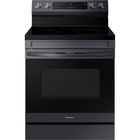 Samsung 6.3 Cu. Ft. 5 Burner Convection Electric Range with No-Preheat Air Fry - Black Stainless Steel