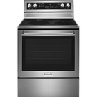 KitchenAid 6.4 CuFt Freestanding 5-Element Radiant Electric Convection Range in Stainless Steel