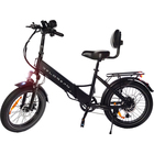 Delorean 750W Motor Step-Through Electric City Bike with 37.3 mph Range / 20mph Top Speed