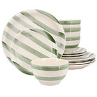 Gibson Kenwood Shores 12 Piece Stoneware Dinnerware Set