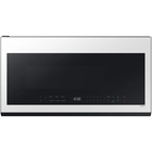 Samsung 2.1 CuFt Smart 1000W Over-the-Range Microwave in White Glass with Auto Connectivity & SmartThings Cooking