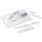 Cuisinart 7-Piece Cutting Board with Knives Set - Ceramic Coated Faux Marble