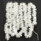 Christmas Elegance 15-FT White Garland with clear Lights