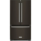 KitchenAid 25 Cu. Ft. 36" French Door Refrigerator with Interior Dispense - Black Stainless Steel