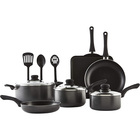 Image of product - 12-Piece Charcoal Nonstick Cookware Set - Black