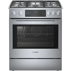Bosch 4.8 CuFt Gallery Series Gas Slide-in Range in Stainless Steel