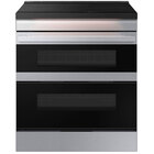 Samsung Bespoke 6.3 Cu. Ft. Electric Induction Convection Range with Flex Duo - Stainless Steel