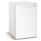 Premium Levella 2.5 CuFt Manual Defrost Mini Fridge in White with Can Dispenser and Chiller Compartment
