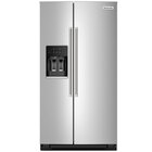KitchenAid 20.8 Cu. Ft. Counter-Depth Side-by-Side Refrigerator with Exterior Ice and Water Dispenser
