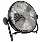 Optimus 12" Rechargeable Battery-Operated Utility Air Fan - Black