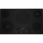KitchenAid 36" 5-Element Radiant Electric Cooktop in Black with 10'' Even-Heat™ UltraPower™ Element and Touch Controls