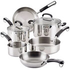 Farberware Brilliance 10-Pc. Cookware Set — Stainless Steel
