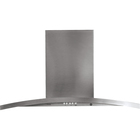 GE 36" Island-Mount 430 CFM Chimney Hood in Stainless Steel