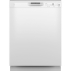 GE 52 dBA Steam Sanitize Front Control Dishwasher in White with Dry Boost™
