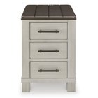 Signature Design by Ashley Darborn Chairside End Table - White