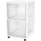 Sterilite Ultra 2-Drawer Cart - White