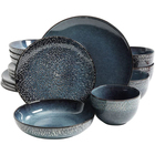 Gibson Matisse 16-Piece Dinnerware Set in Cobalt Blue
