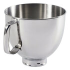 KitchenAid 5 Quart Tilt-Head Bowl with Comfortable Handle - Polished Stainless Steel