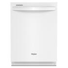 Whirlpool 47 dBA Hidden Control White Dishwasher with Third Rack