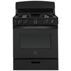 GE 4.8 CuFt Freestanding Gas Range in Black