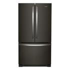 Whirlpool 20 Cu. Ft Counter-Depth French Door Bottom Mount Refrigerator - Black Stainless