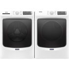 Maytag 4.8 CuFt Front Load Washer with 7.3 CuFt Front Load Electric Dryer in White