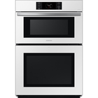 Samsung 30'' BESPOKE Microwave Combination Wall Oven in White Glass with Flex Duo