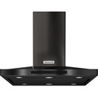 KitchenAid 36" 600 CFM  Island-Mount, Recirculating Canopy Hood - Black Stainless Steel