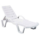 Pelican Reef Lara Chaise Lounge — White