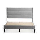 Weekender Beck Blue Gray Upholstered King Bed