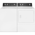 Speed Queen 3.2 CuFt Top Load Washer with 7.0 CuFt Front Load Electric Dryer in White