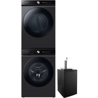 Samsung 5.3 CuFt Front Load Electric Washer with 7.6 CuFt Electric Dryer & 3.4 CuFt Homebrew Beer Keg Refrigerator 