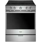Whirlpool 30" 6.40 Cu. .Ft. Slide-In Electric Range with Self-Cleaning - Stainless Steel