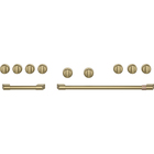 Cafe 48" Handle & Knob Set for Pro Range and Range Top - Brushed Brass