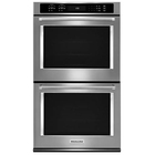 KitchenAid 30'' Built-In Self-Cleaning Double Wall Oven in Stainless Steel